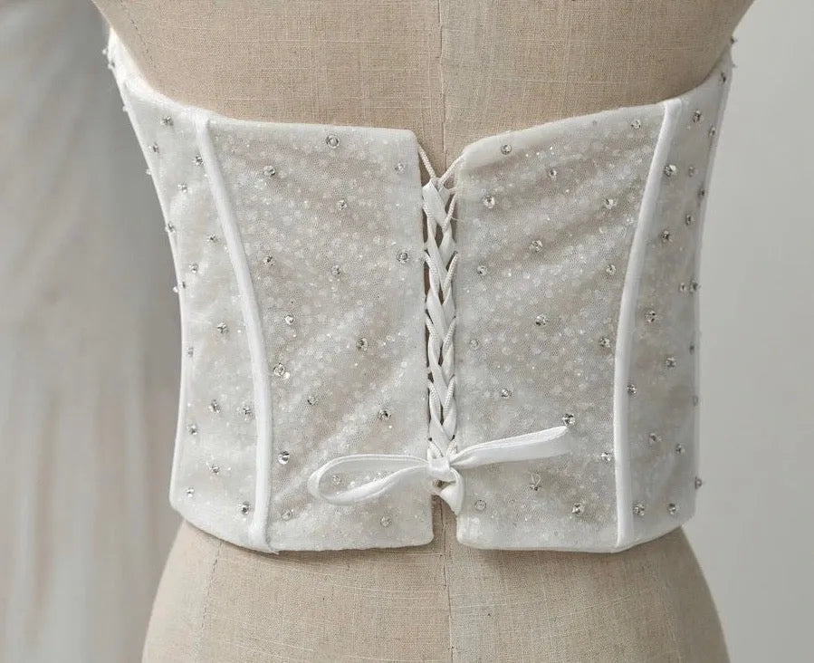 AGNESS Corset with Rhinestons