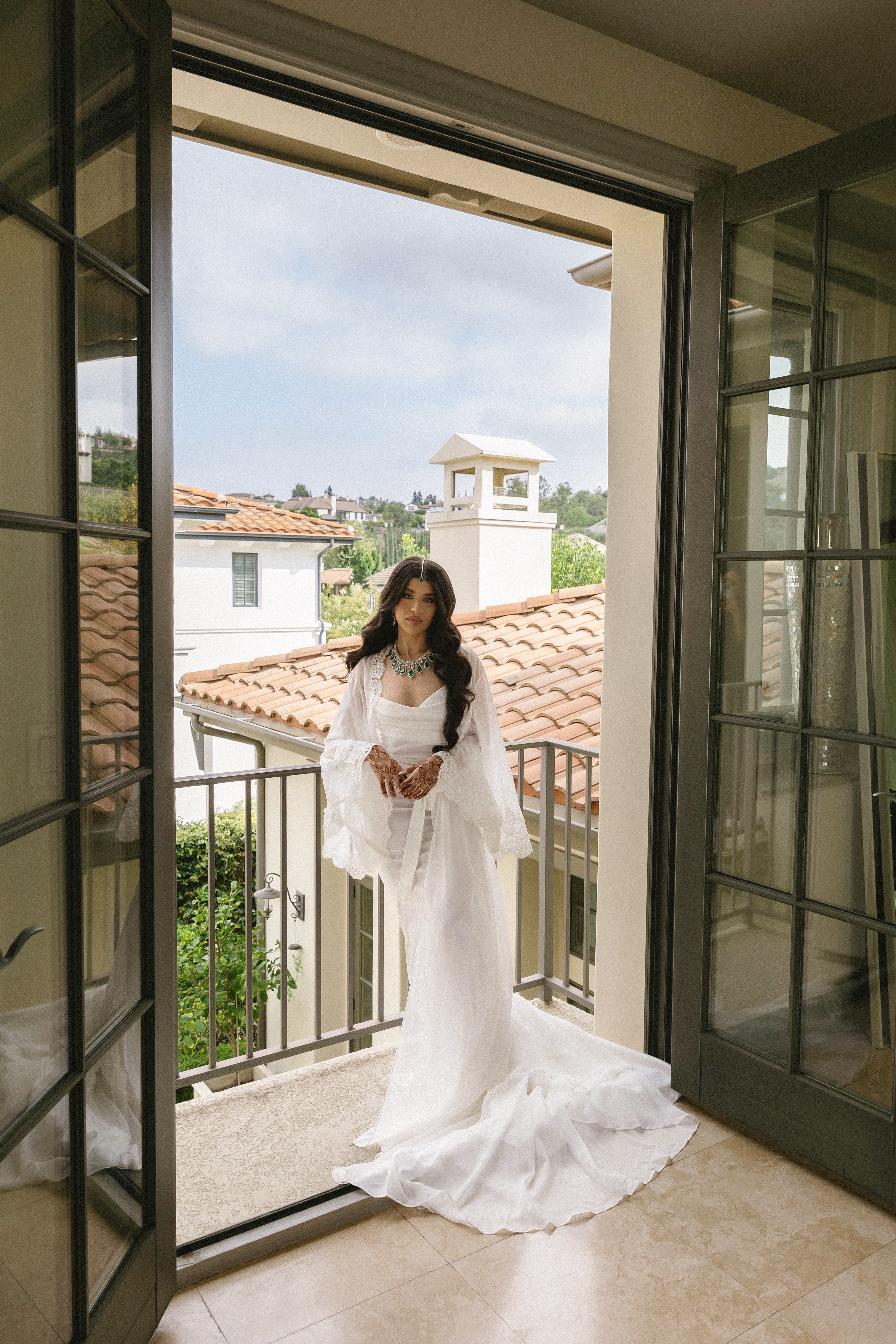 FAENA Couture CHIFFON Bridal Robe