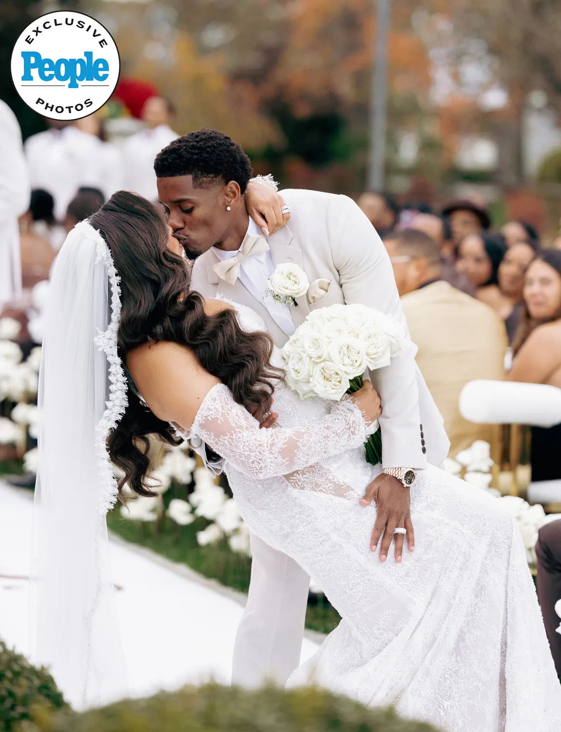 YouTubers Rissa and Quan Are Married! Inside Their 'Floral Wonderland' Wedding — Featuring a Custom Inna Elsie Bridal Robe
