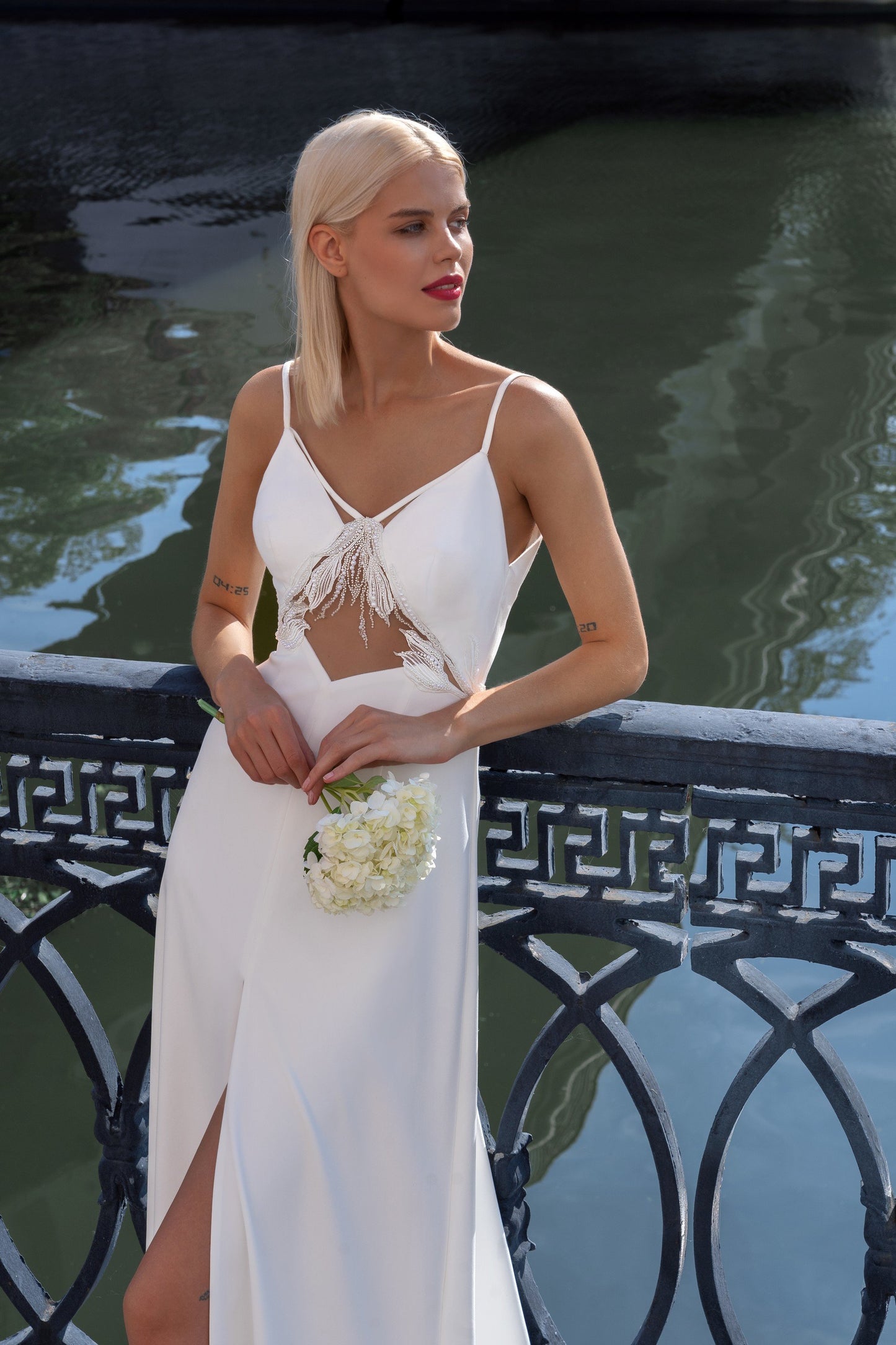 AZALIA Long Bridal Dress