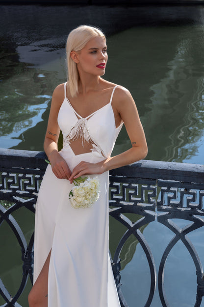 AZALIA Long Bridal Dress