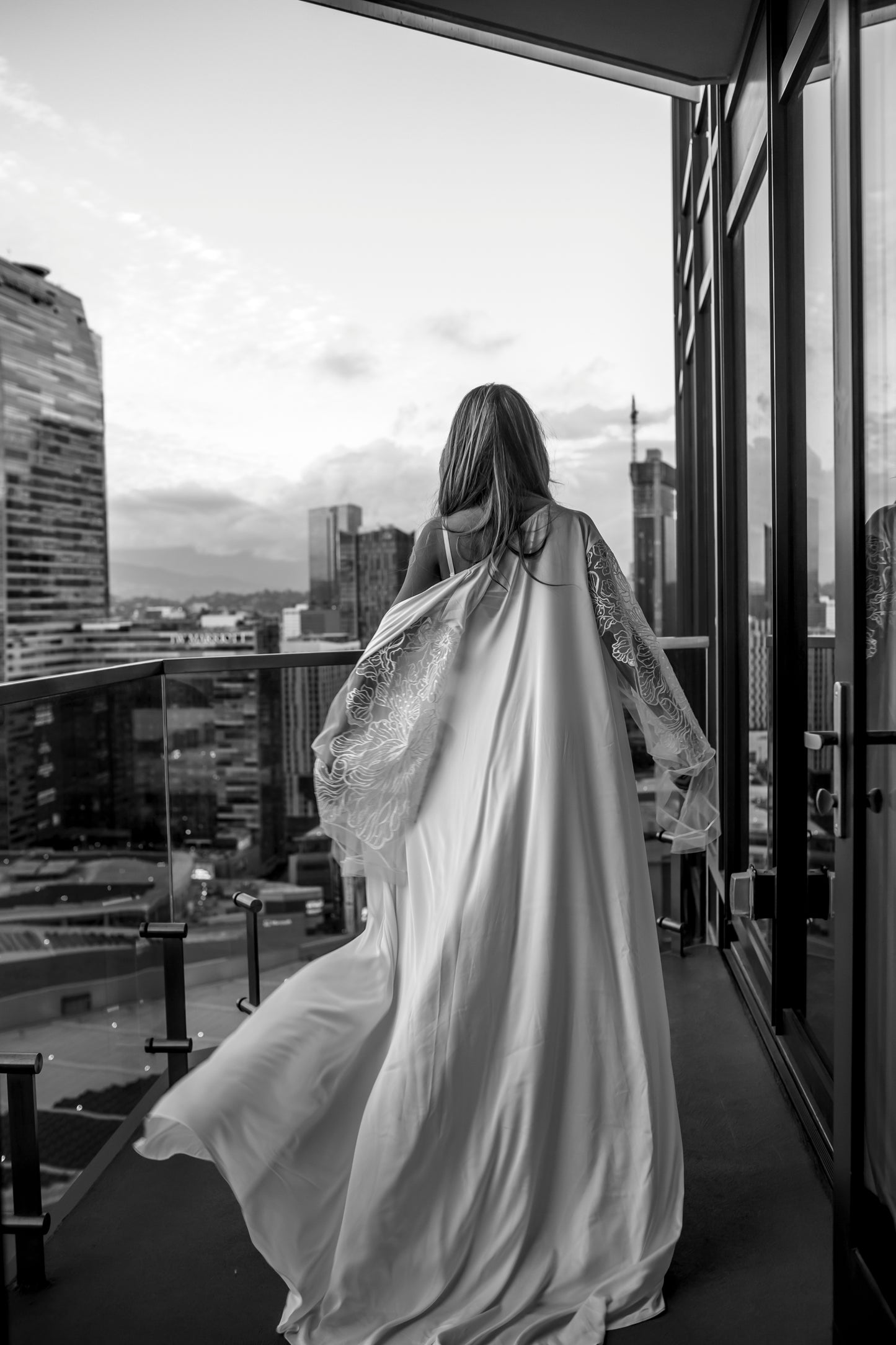 MILANA Silk Bridal Robe