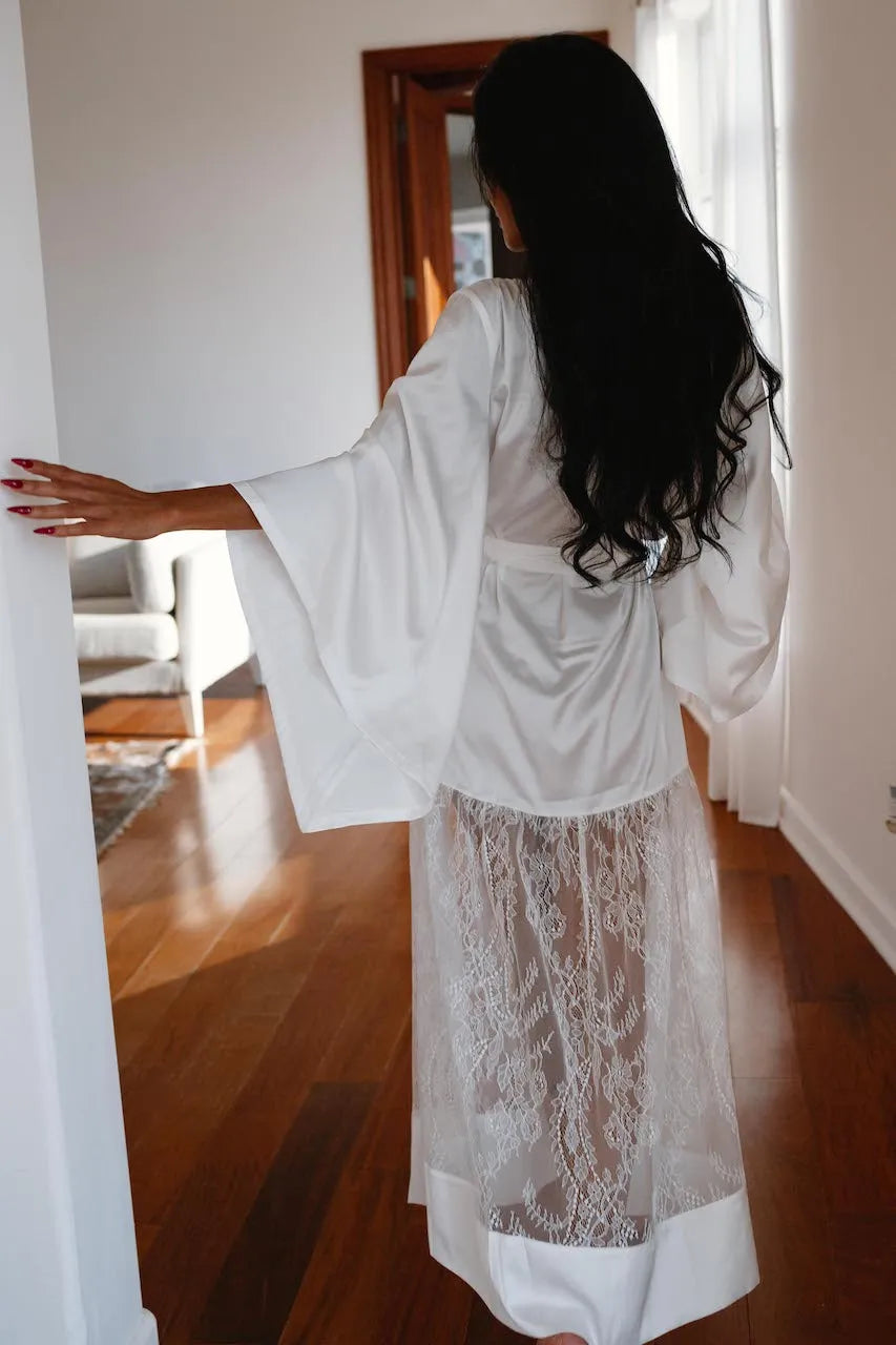 Sahar Silk Bridal robe - Inna Elsie