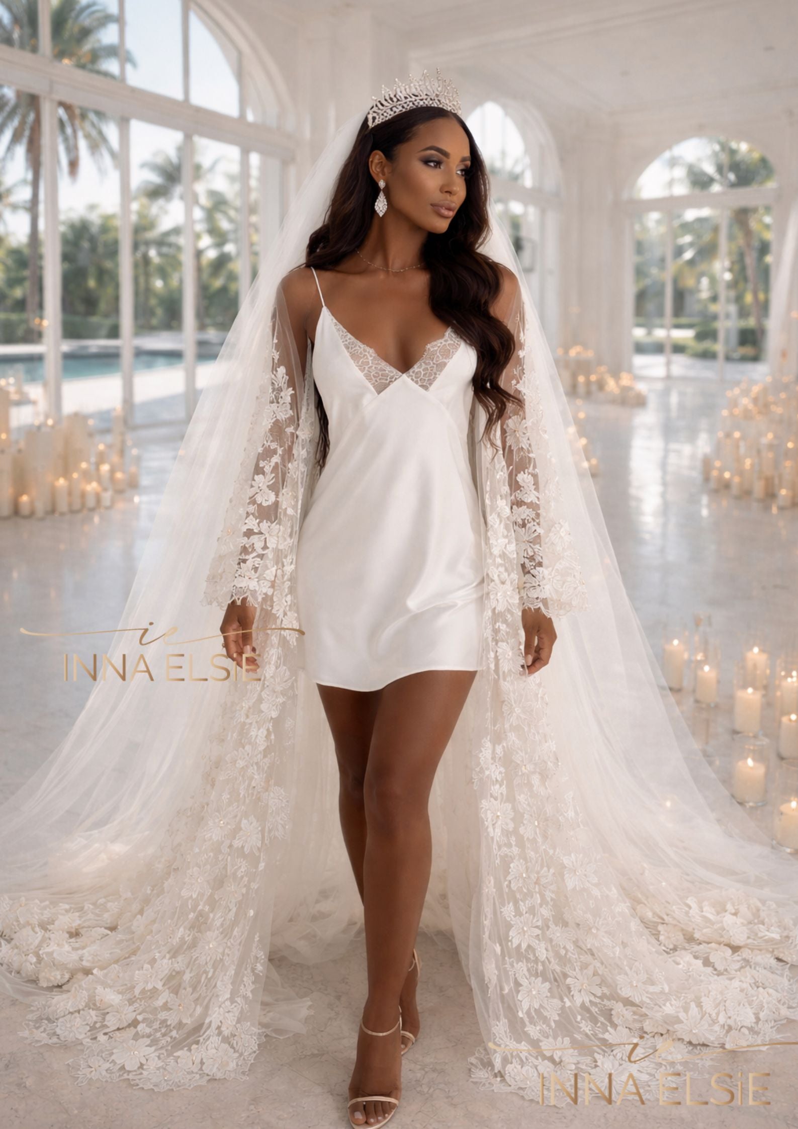 DANA silk slip dress