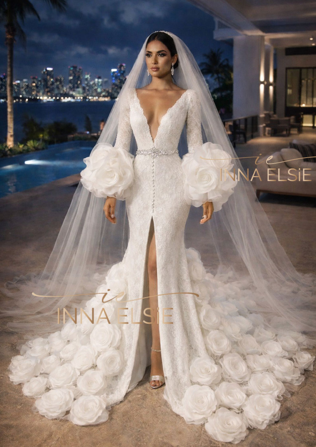 KIMBERLY Couture Lace Bridal Robe