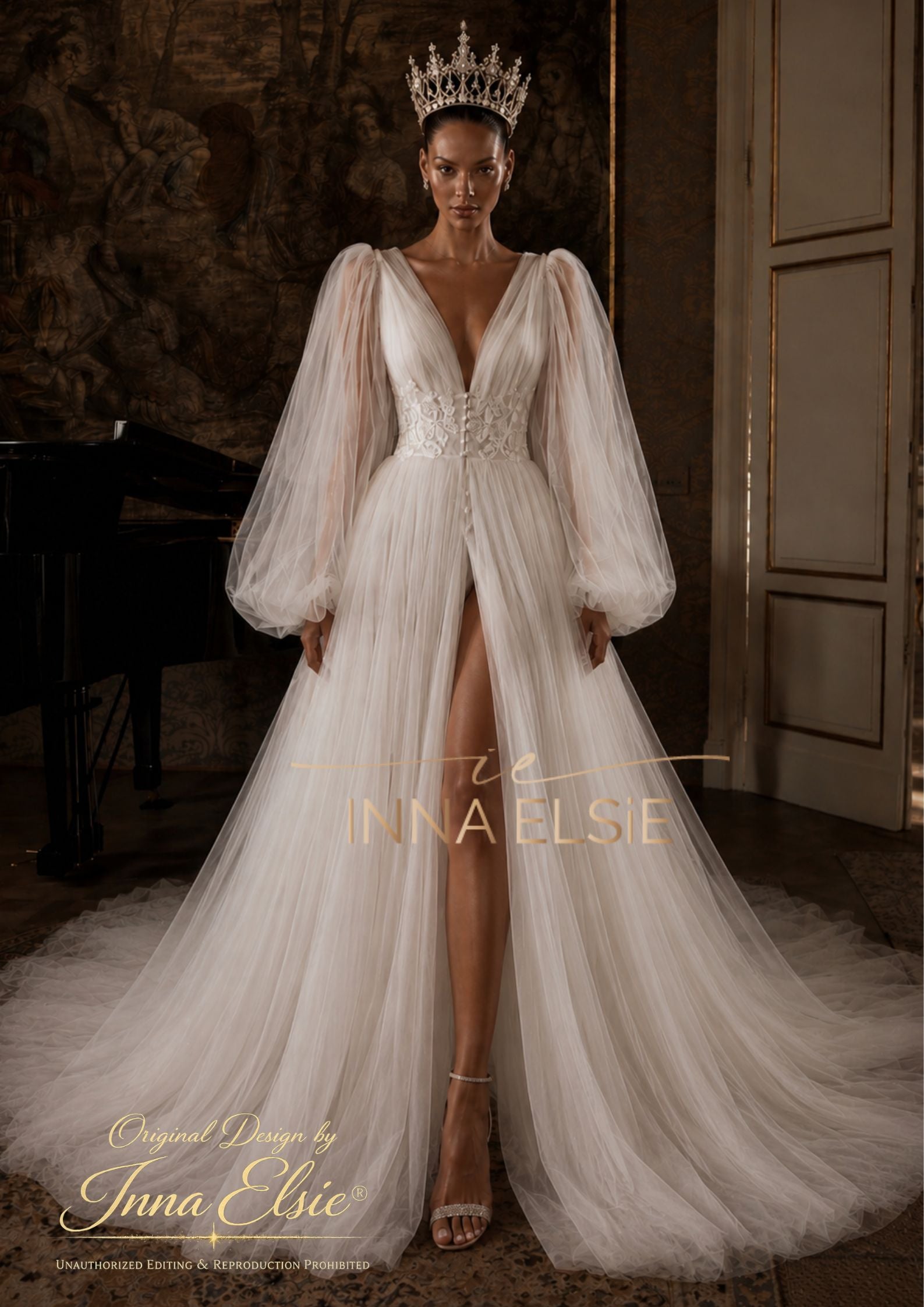 AMINA Luxury Bridal Robe