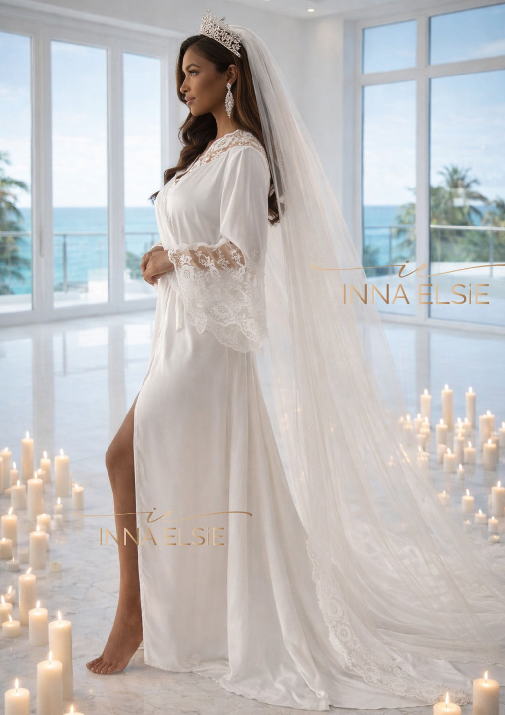 MIKAELA Luxury Bridal Robe