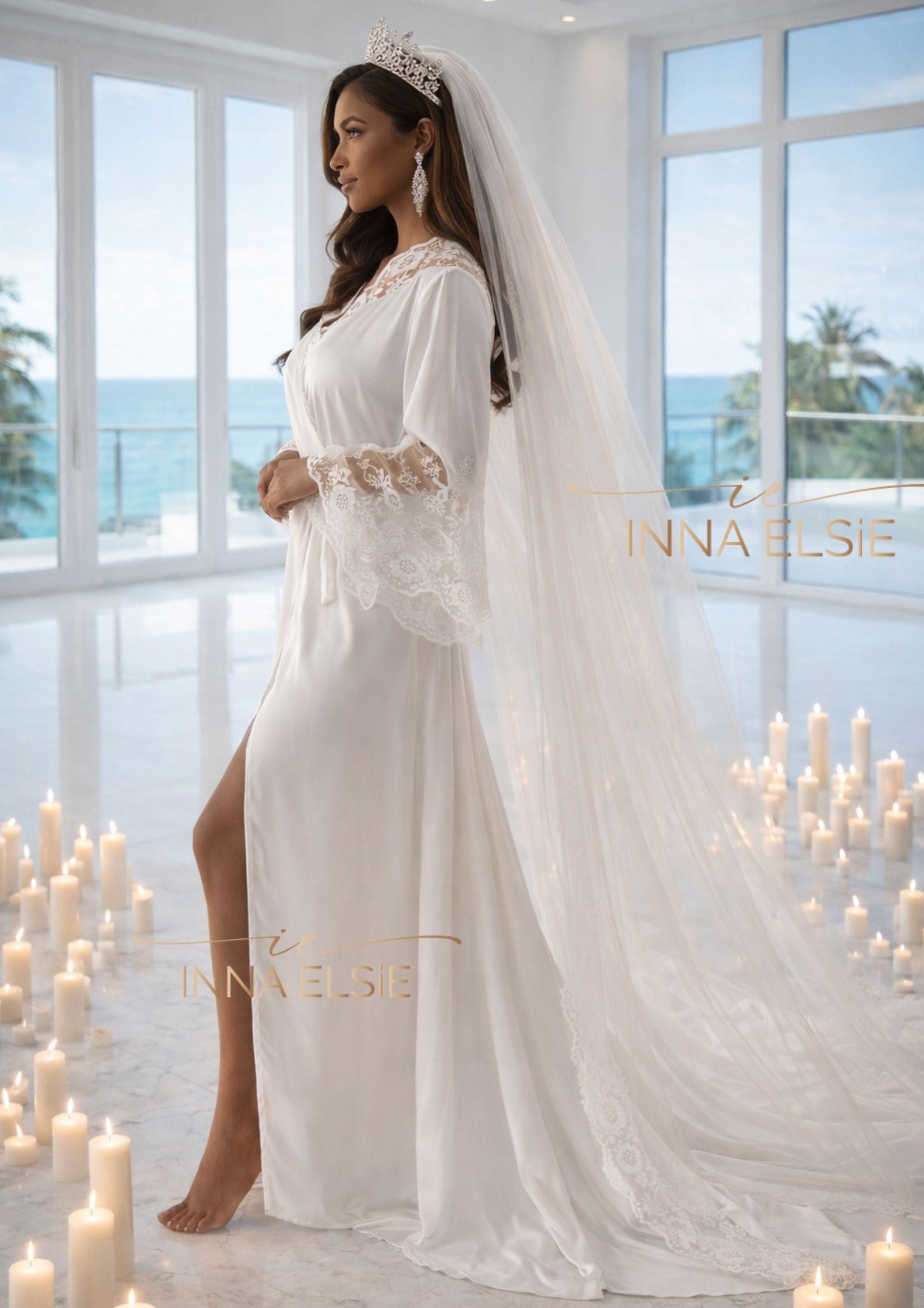 MIKAELA Luxury Bridal Robe