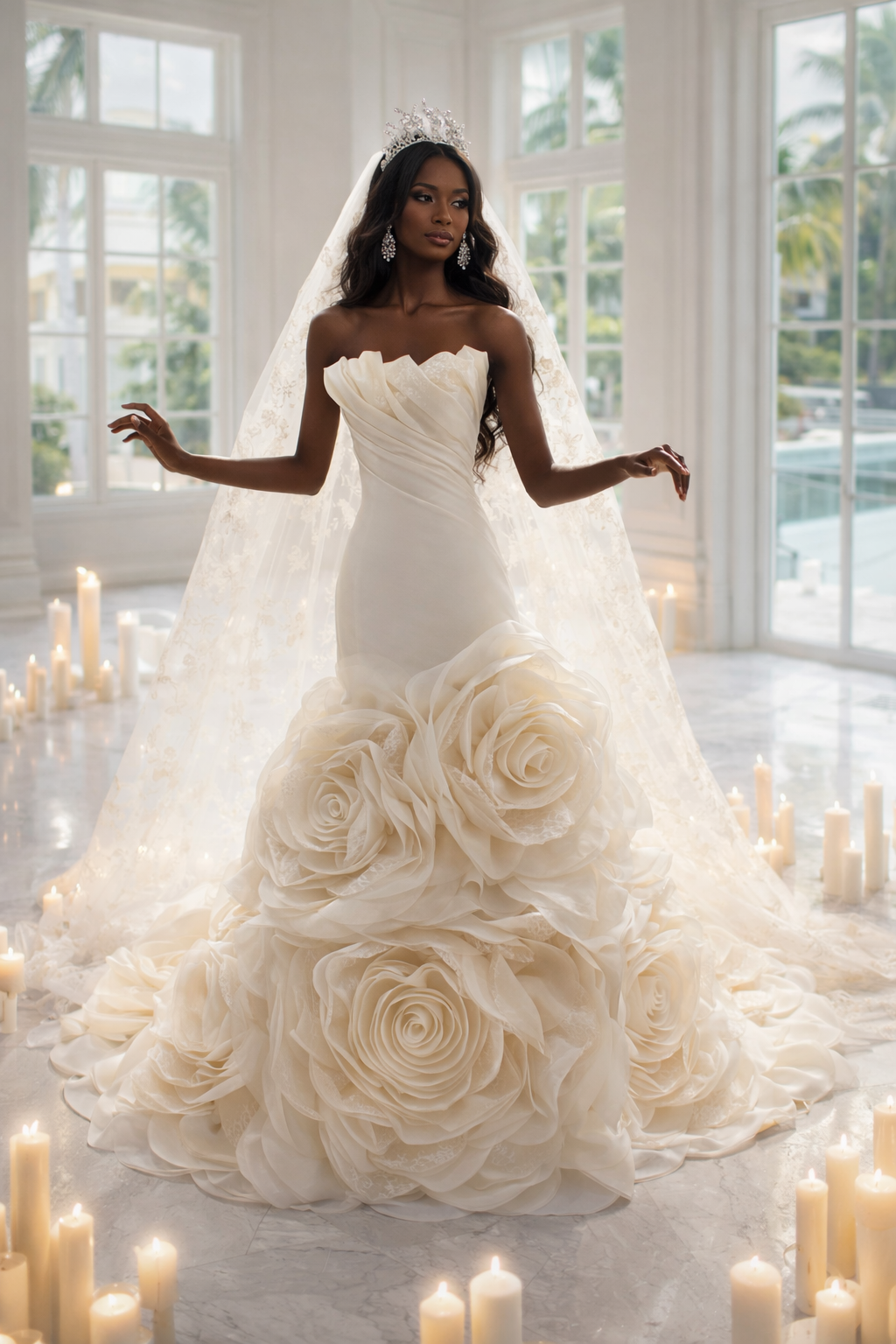 ROSE Luxury Couture Bridal DRESS