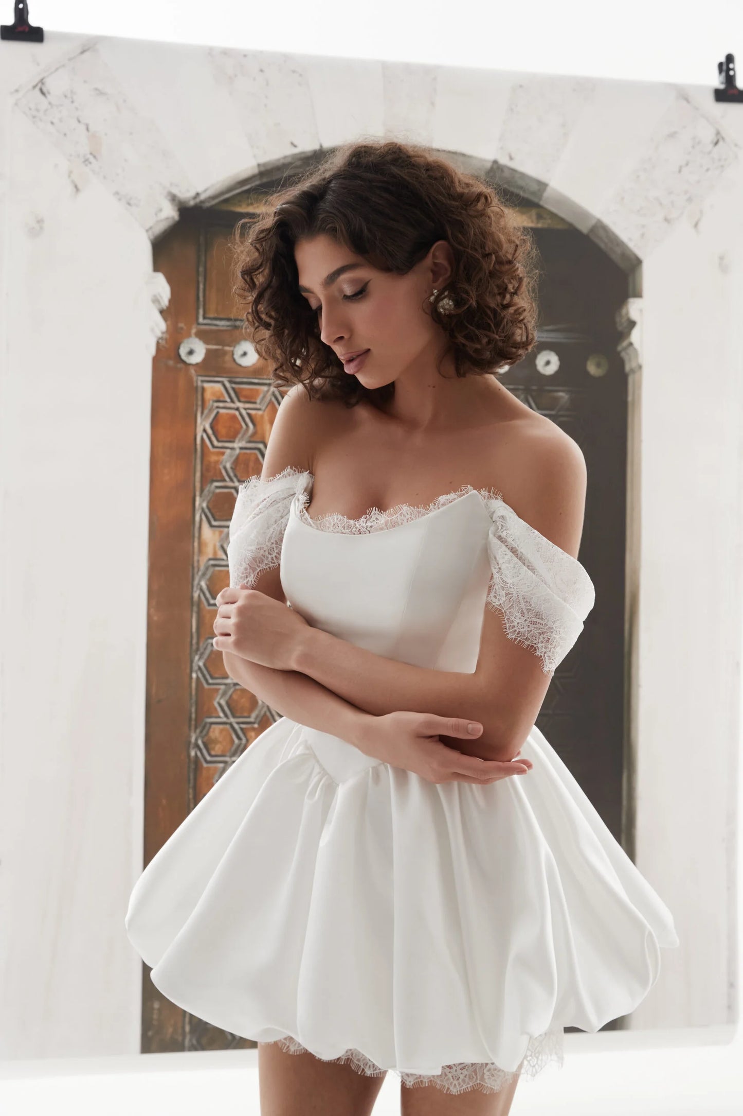 EMANUELA Silk Wedding Dress