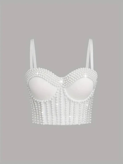 MADELIN Rhinestone Bustier