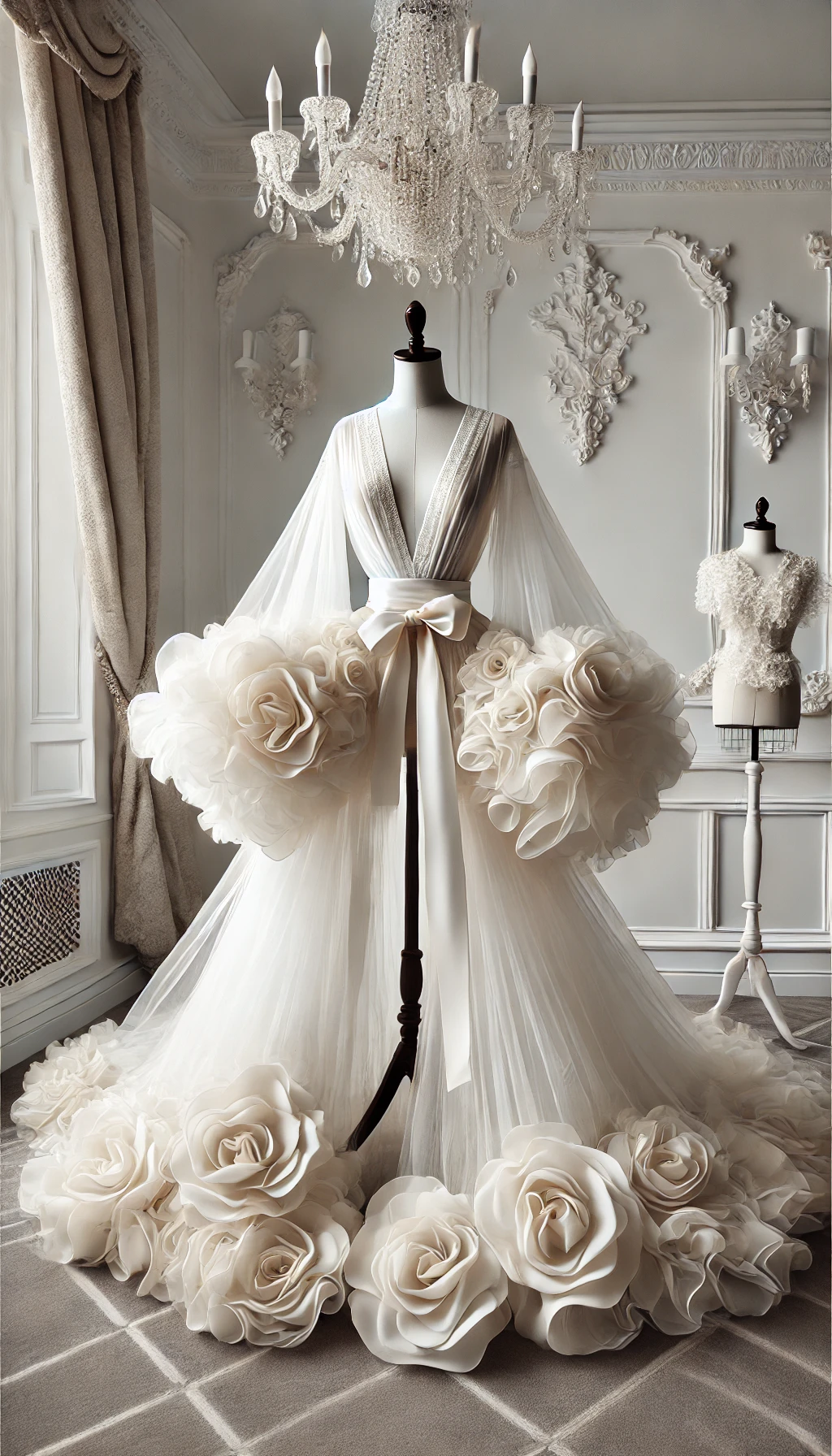 FLORIDA Luxury Floral Bridal Robe