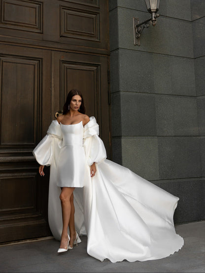 ESTERY Silk Bridal Cape