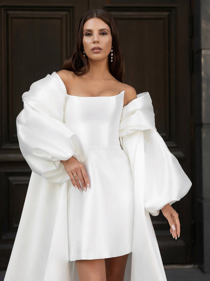 ESTERY Silk Bridal Cape