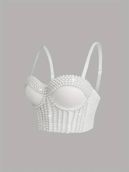 MADELIN Rhinestone Bustier