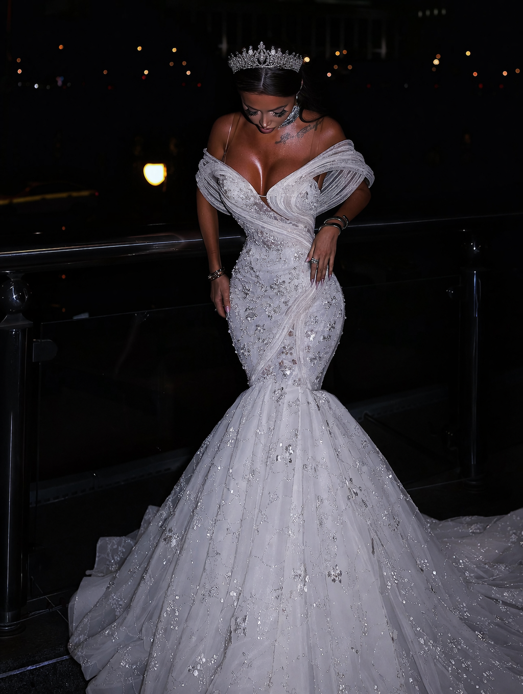 MIRTA Sculpted Mermaid Couture Gown