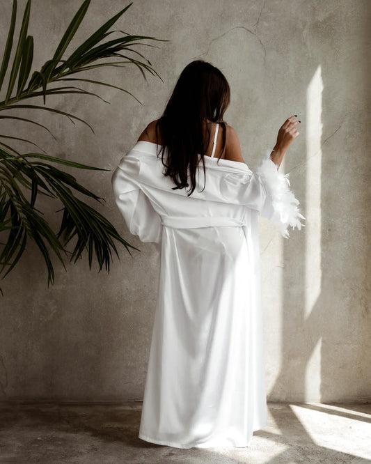 RAMONE Silk Bridal Robe