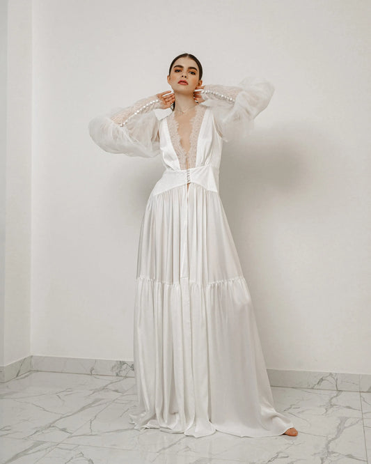 CELINE Luxury Bridal Robe