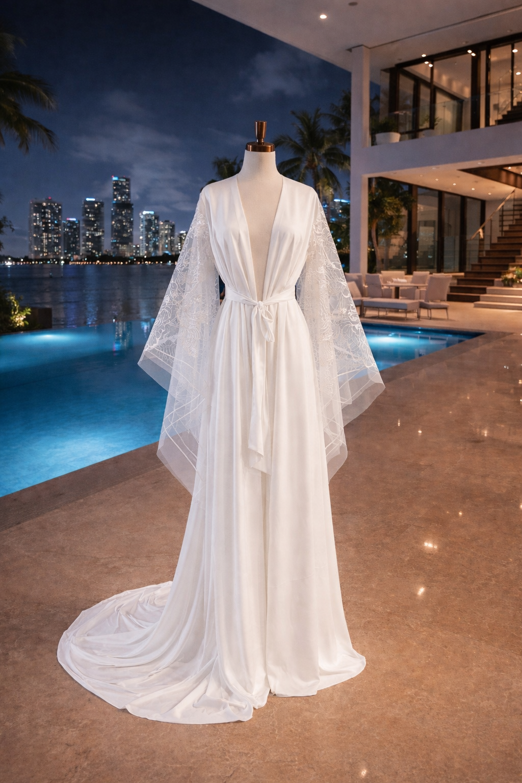 MILANA Silk Bridal Robe