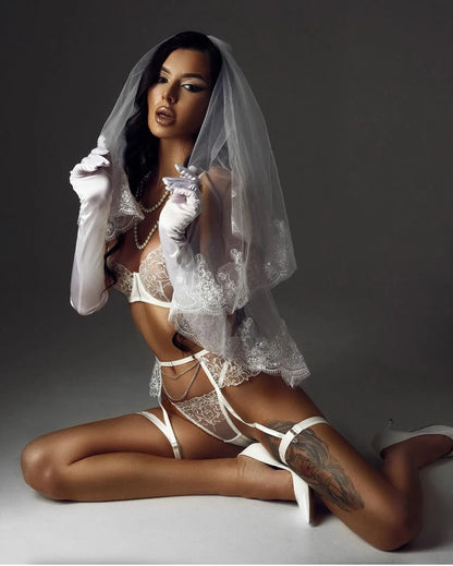 MIRABELLE Bridal White Lingerie - Inna Elsie