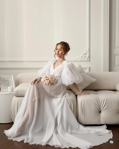 MALIKA Chiffon Bridal Robe