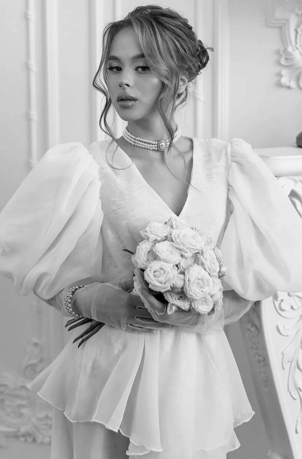 MALIKA Chiffon Bridal Robe