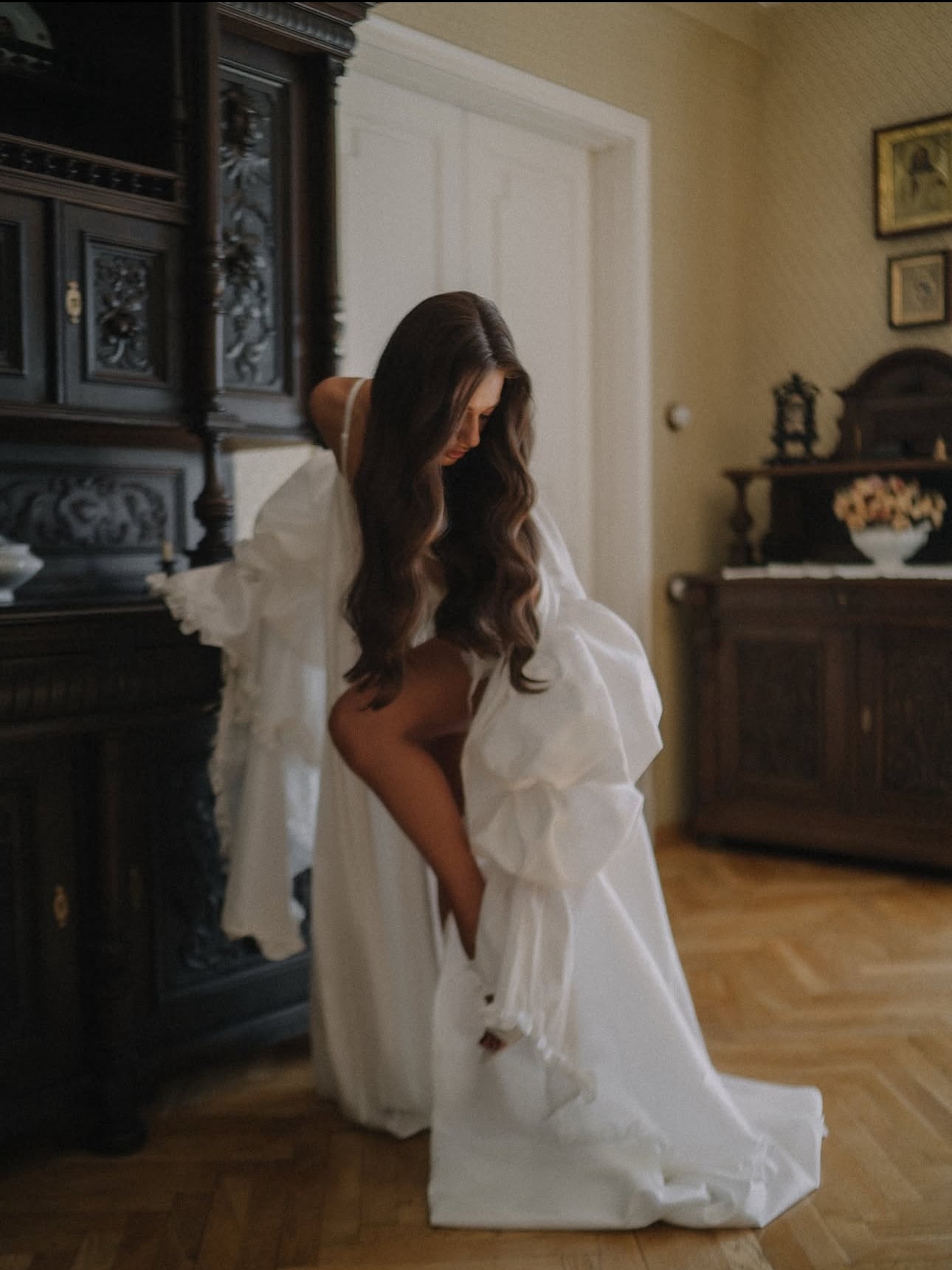 MALIKA Couture Bridal Robe Cape