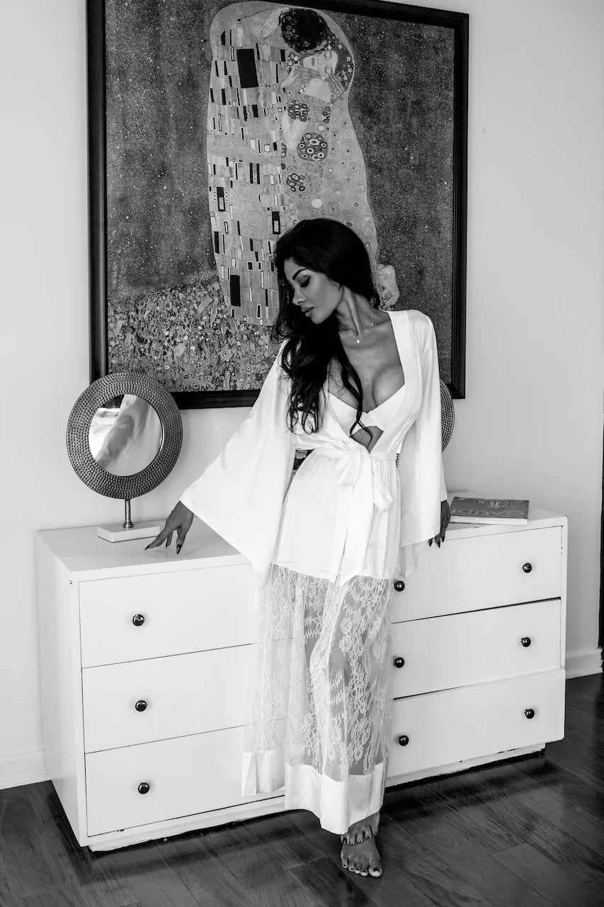 Sahar Silk Bridal robe - Inna Elsie