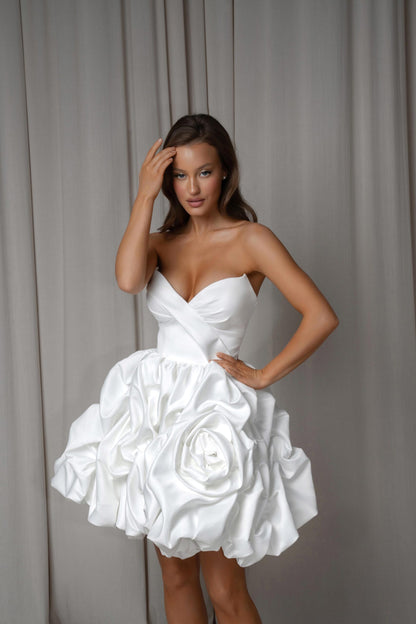 VENECIA White Short Dress
