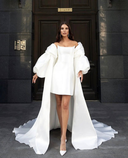 ESTERY Silk Bridal Cape