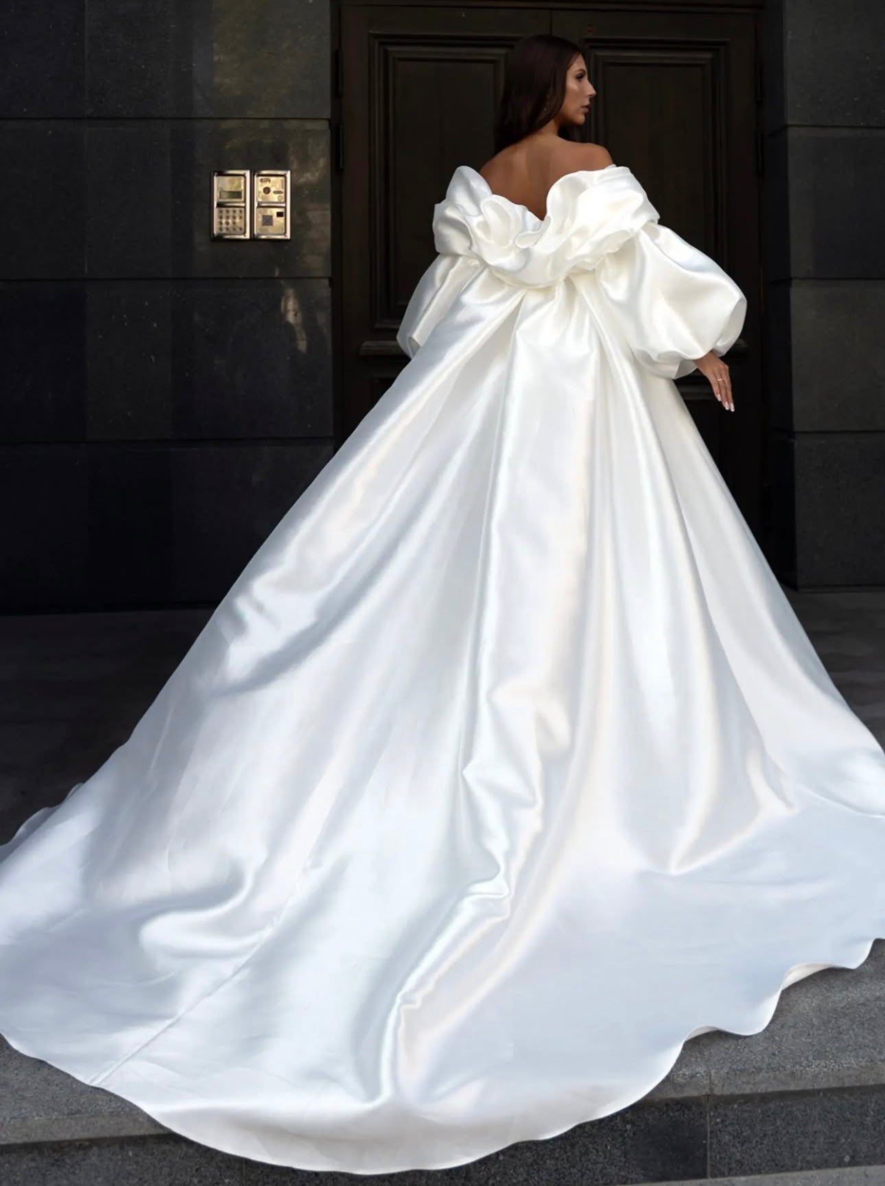 ESTERY Silk Bridal Cape