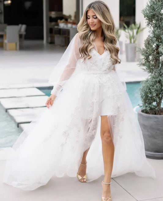 ASHLEY Bridal Lace Robe// CELEBRITY CHOICE