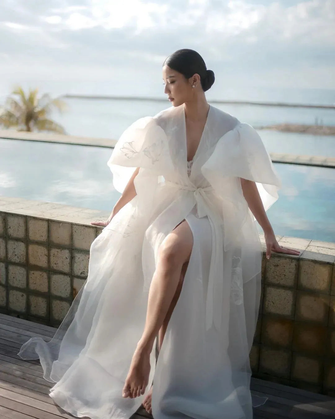 Astoria Luxury Bridal Chiffon Robe