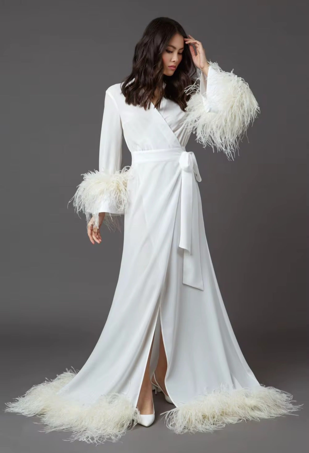 Daphne Silk Bridal Robe