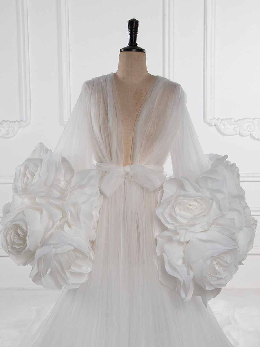 FLORIDA Luxury Floral Bridal Robe