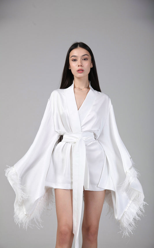 Daphne Silk Bridal Robe