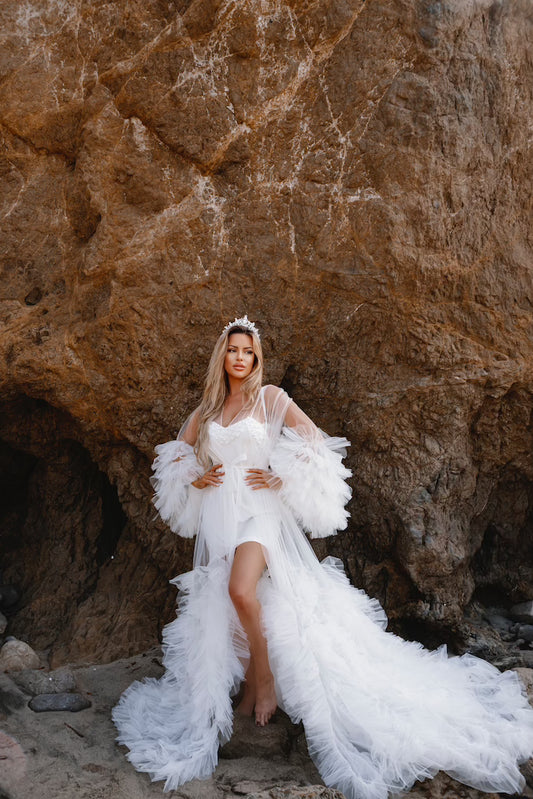 Luxury Kelsey Tulle Bridal Robe