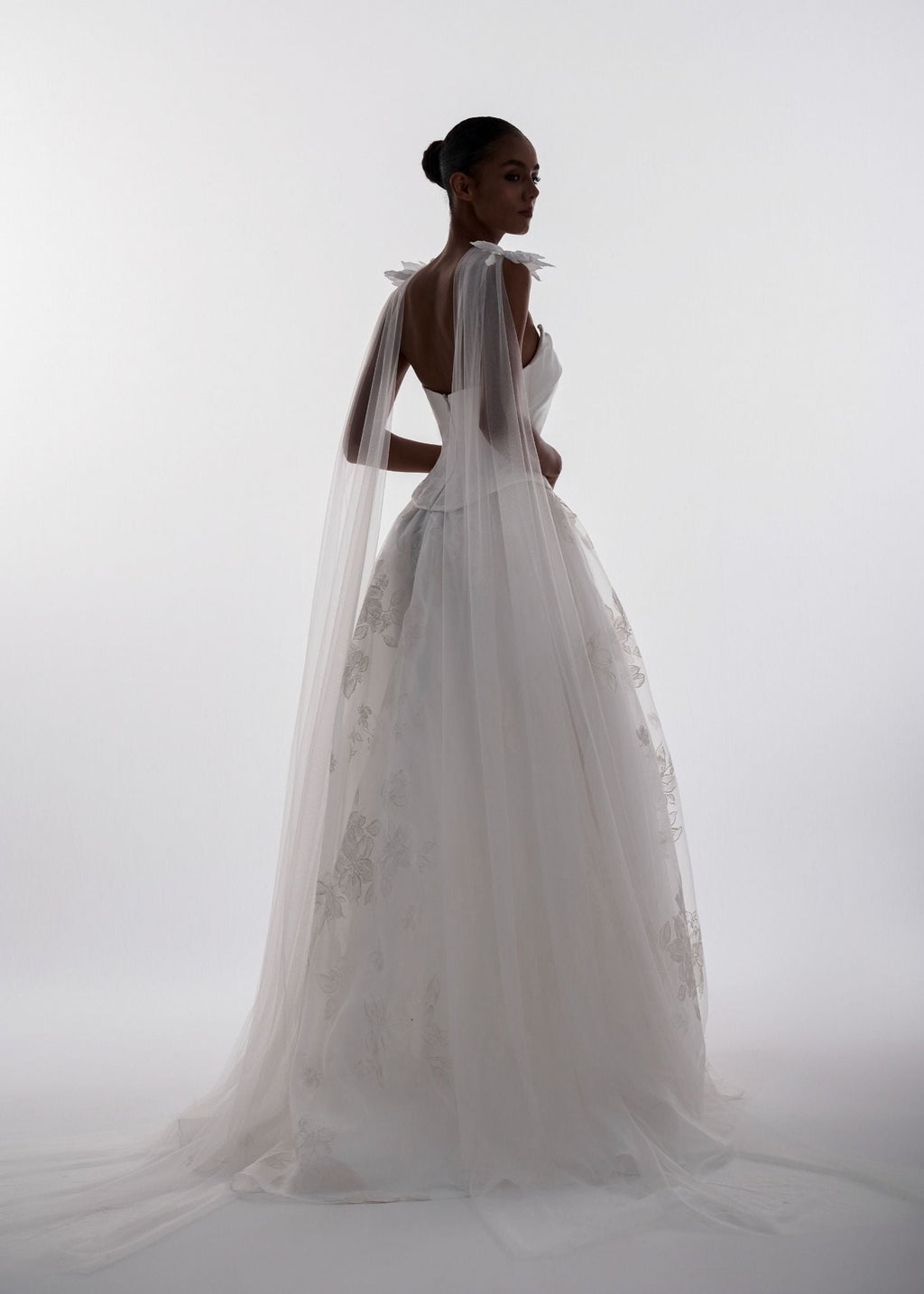 STEFANIA Off-Shoulder Corset Ball Gown