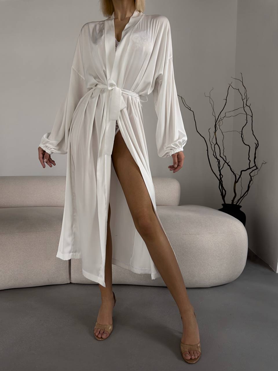 SALMA Silk Robe