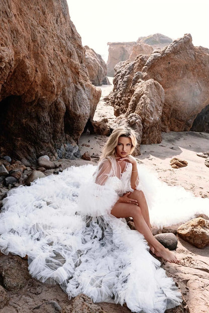 Luxury Kelsey Tulle Bridal Robe